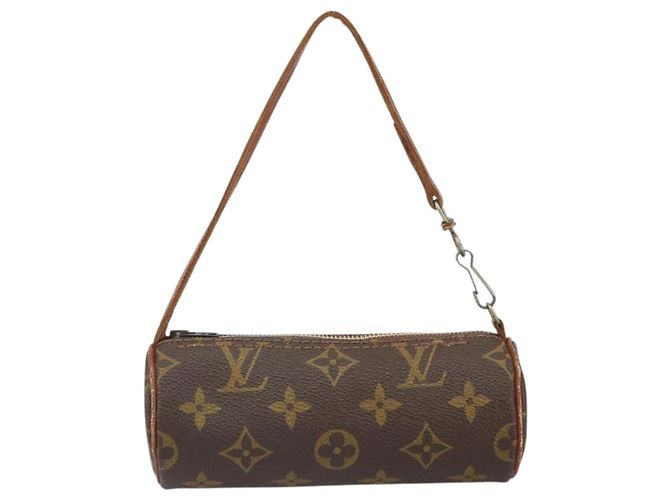 Pochete Papillon Mini em Canvas Monogram Louis Vuitton Marrom