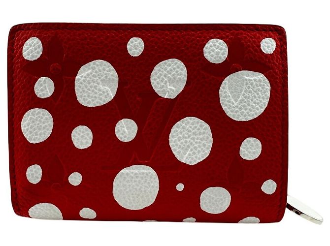 Billetera Bifold Monogram Empreinte Louis Vuitton en Rojo Blanco Roja