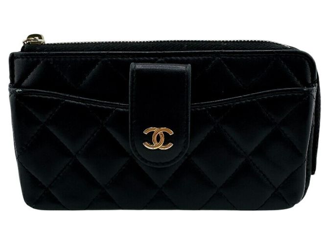 Chanel Timeless Classic Multi-Case Wallet Black