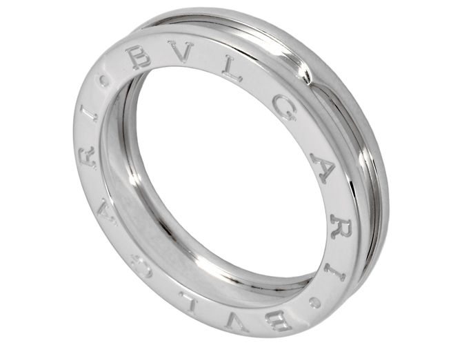 Bulgari Anillo de banda de oro blanco Bvlgari B.zero1