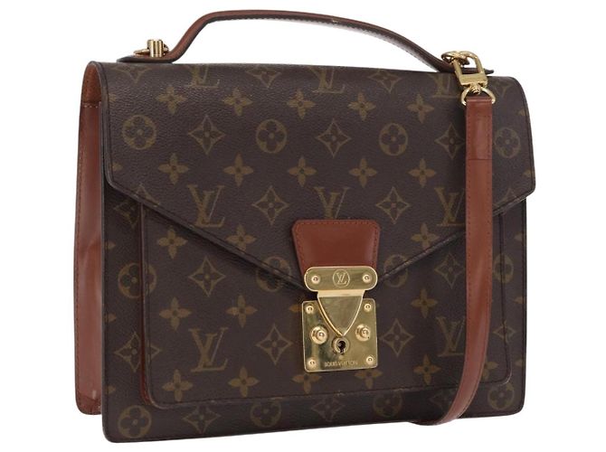LOUIS VUITTON Monogram Monceau 28 Handtasche M51185 LV Auth ep12939 Monogramm