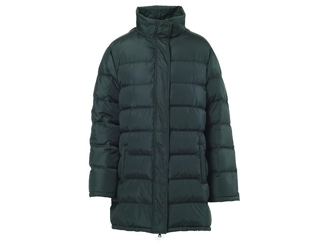 Prada Long Down Jacket Nylon