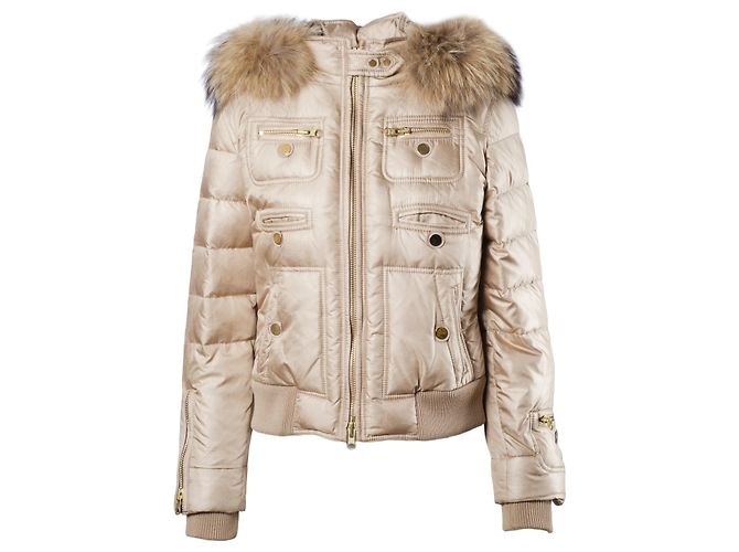 Fay Beige Puffer Jacket
