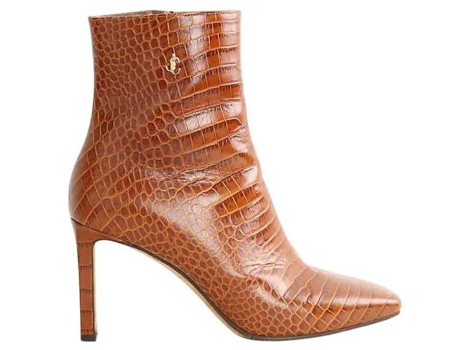 Jimmy Choo Brown leather boots