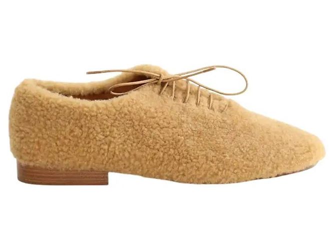 Chloé Chaussures à lacets camel
