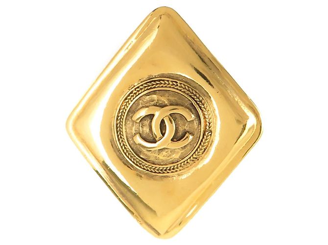 Chanel Coco Mark Goldbrosche Golden