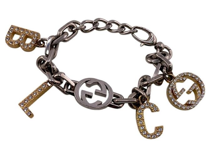 Pulsera charm del proyecto Hacker Gucci Balenciaga Plata Dorado