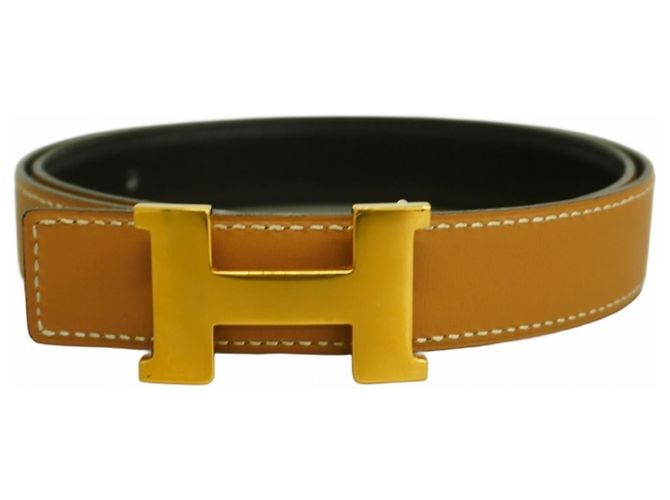 Cintura Constance Hermès in Vitello Box Nero