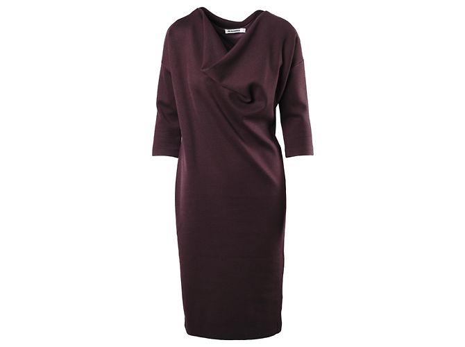 Vestido Burdeos Jil Sander