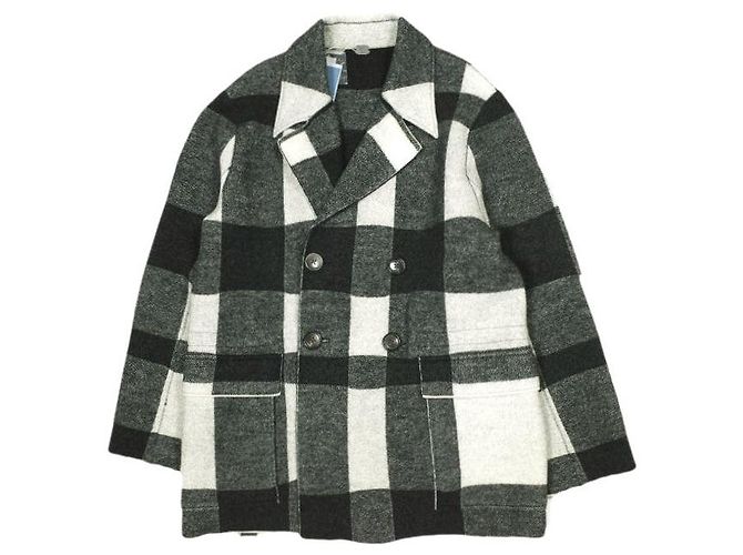 Autre Marque 991 Japan Rosario Check jacket Wool Jacket Black