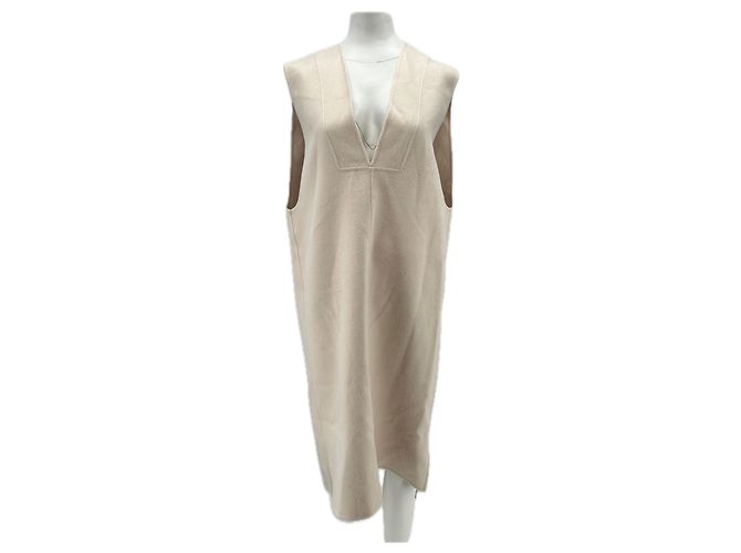 Cos Vestido sin mangas de lana ecru Beige