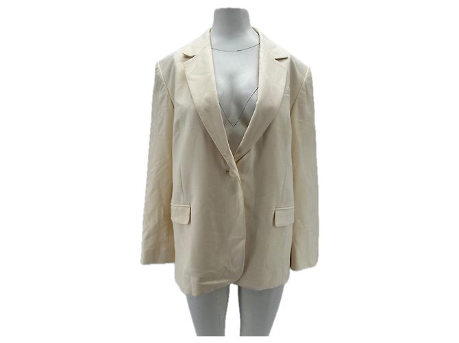 Maje Blazer Ecru Beige