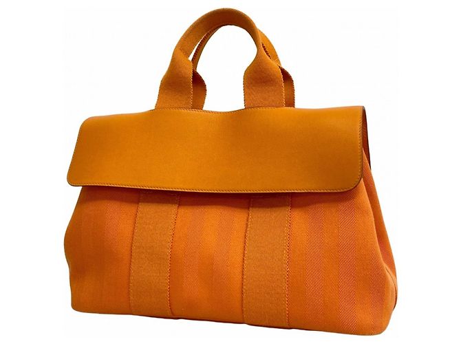 Bolso de mano Hermès Valparaiso PM Naranja