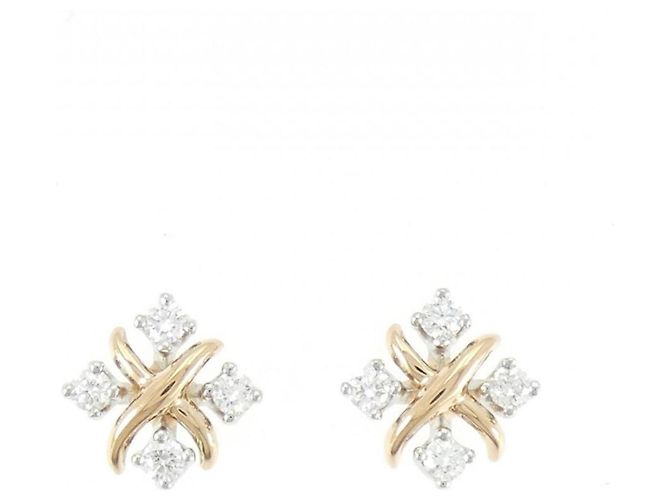 Tiffany & Co Orecchini in oro rosa e platino Tiffany Lynn D'oro