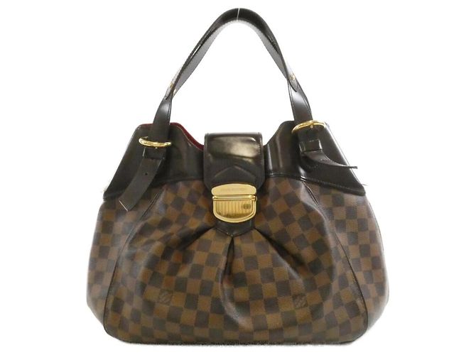 Borsa a Spalla Louis Vuitton Damier Sistine GM Damier ebene