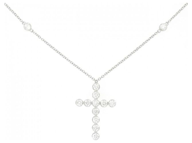 Tiffany & Co Collana Croce Bezel Tiffany
