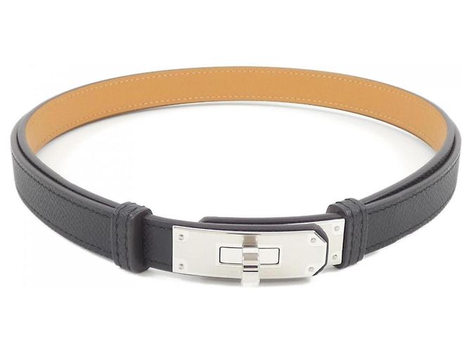 Hermès Hermes Kelly 18mm Belt Black