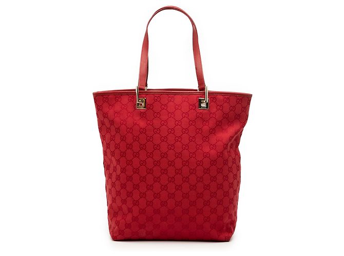 Borsa tote GG rossa Gucci Rosso