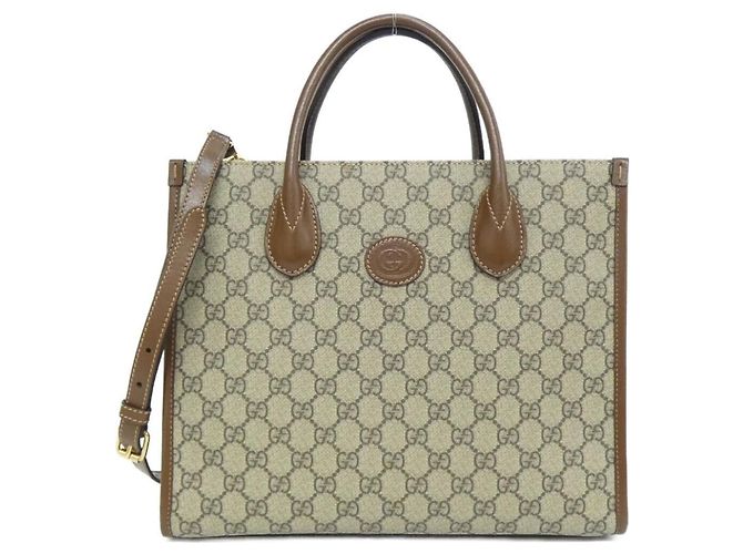 Bolsa Gucci 659983 92TCG Marrom Bege
