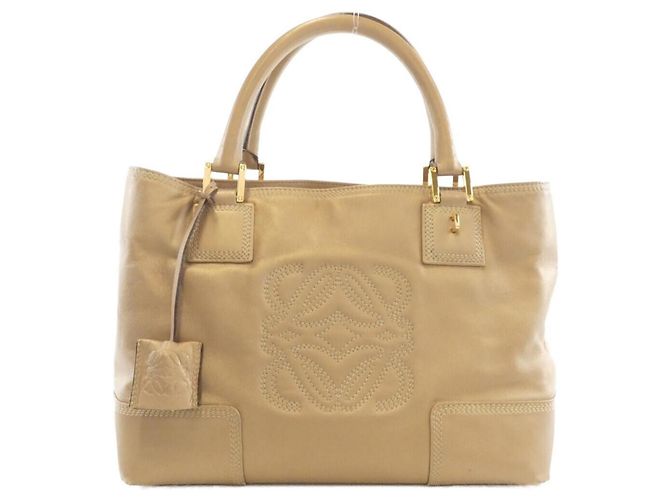 Loewe Goldene Lederhandtasche