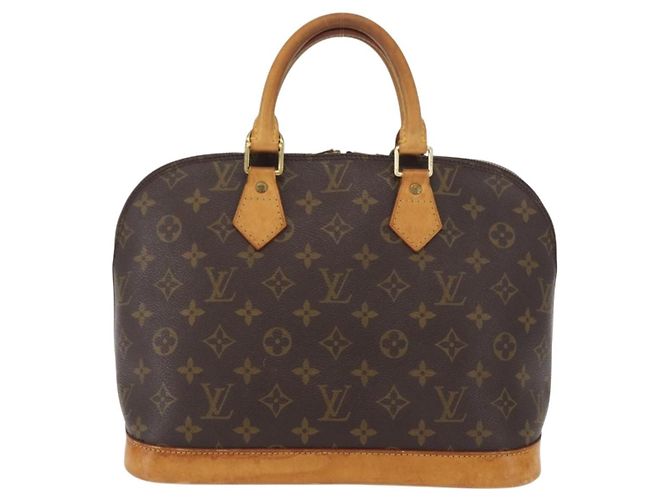 Louis Vuitton Alma Monogram Canvas PM Marrom