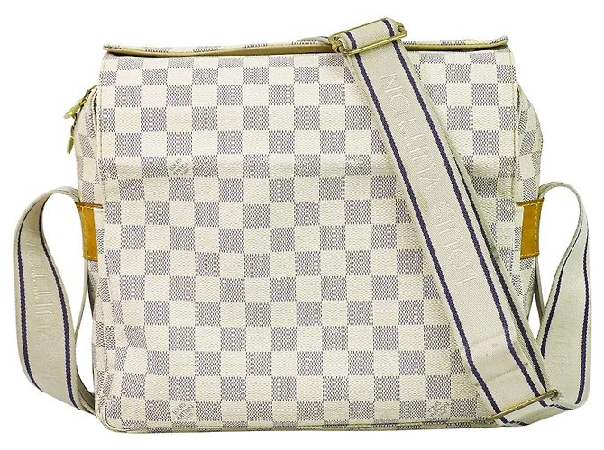 Sac à main Naviglio Damier Louis Vuitton Blanc
