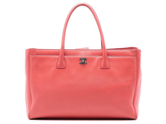 Chanel Medium Kalbsleder Executive Cerf Tote Pink