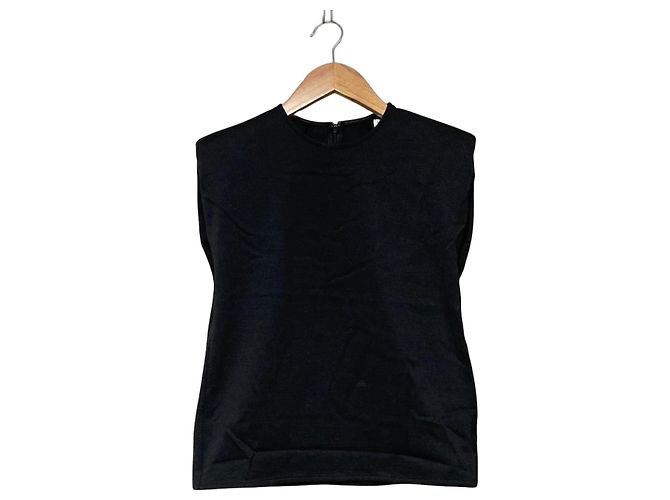 Autre Marque H BEAUTY&YOUTH Top sem mangas Preto