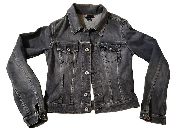 Graue Diesel Jeansjacke