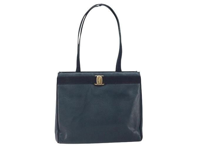 Borsa Vala in pelle Salvatore Ferragamo Blu