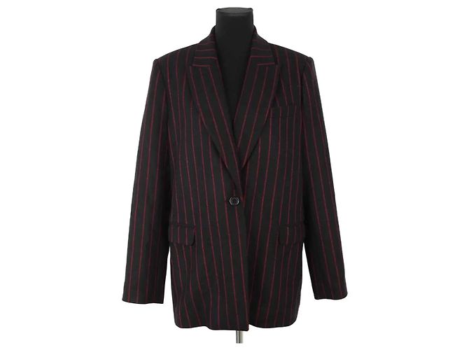 Autre Marque Schwarzer Wollblazer