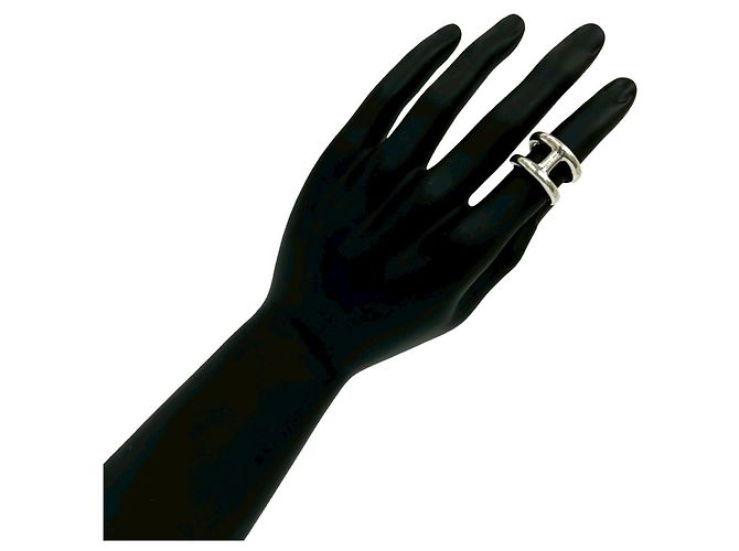 Hermès HERMES Osmos GM Silver 925 Ring Silvery