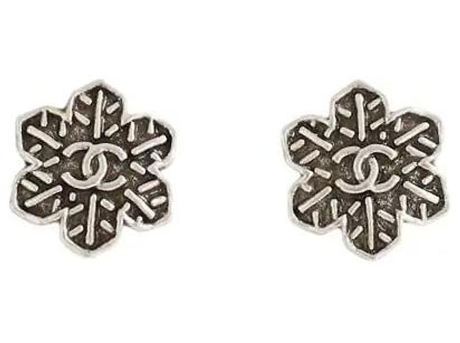 Chanel Silberne Ohrringe