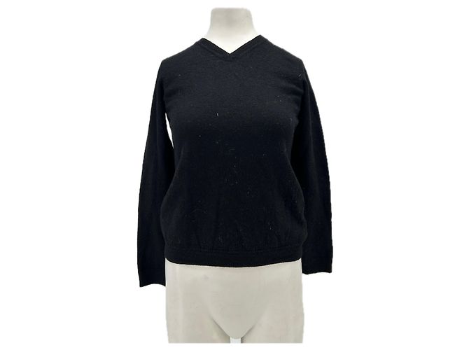 Autre Marque Schwarzer Wollpullover von Au Printemps Paris