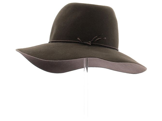 Maison Michel Hut Khaki Größe M