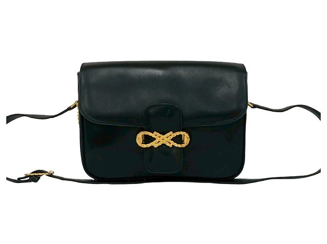 Céline Pochette in Pelle di Vitello Nera Celine Nero
