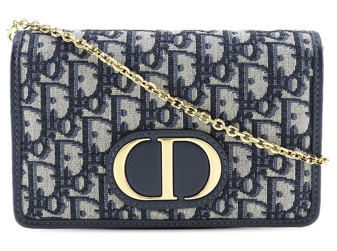 Pochette 2 in 1 Dior Blue Oblique 30 Montaigne