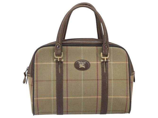Bolsa Nova em lona Burberry Bege