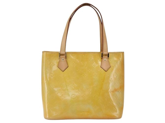 Sac à main Houston Louis Vuitton Monogram Vernis Jaune