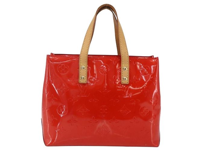 Borsa Reade Monogram Vernis PM di Louis Vuitton Rosso