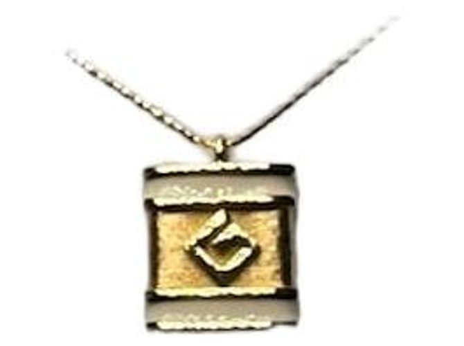 Collana G Placcata Oro Vintage Givenchy D'oro