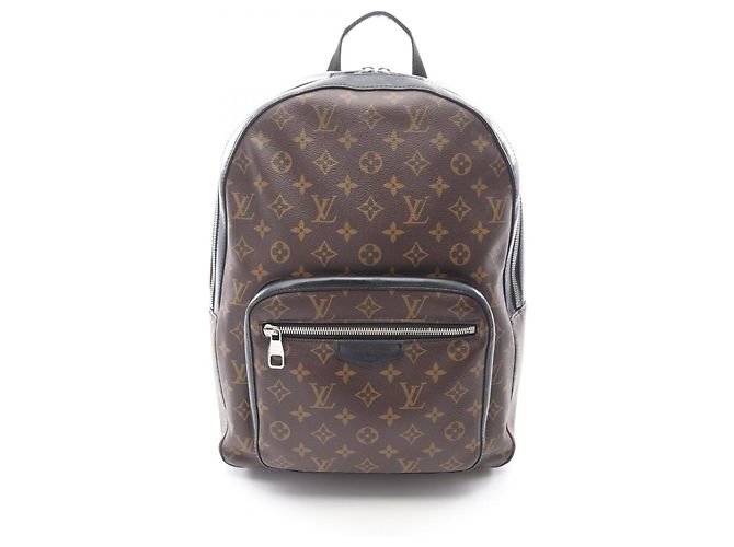 Mochila Josh Louis Vuitton Marrom Preto Monograma