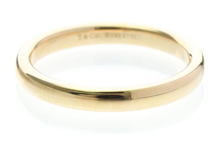 Tiffany & Co Anel de casamento em ouro rosa 18K Tiffany Dourado