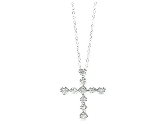 Tiffany & Co Colar de Diamante Tiffany Tenderness Prata