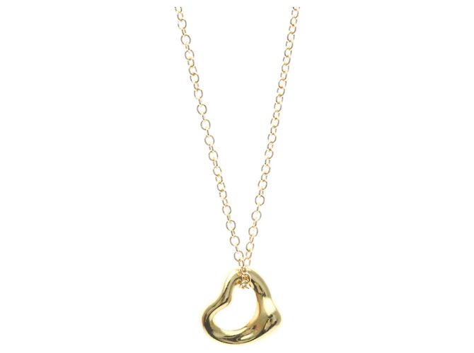 Tiffany & Co Collana Extra Mini Cuore Aperto Tiffany D'oro