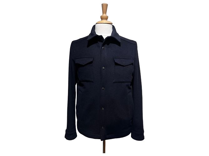 Giacca Herno in lana e cashmere blu navy Blu scuro