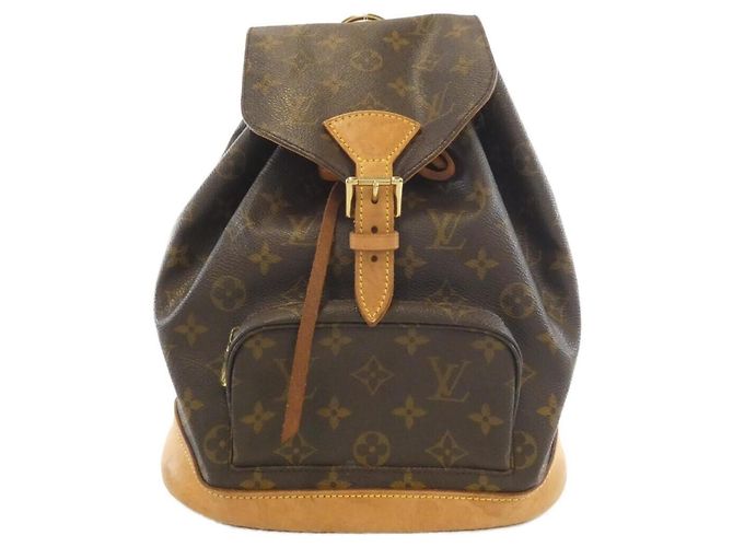 Louis Vuitton Monogram Montsouris MM Rucksack Braun