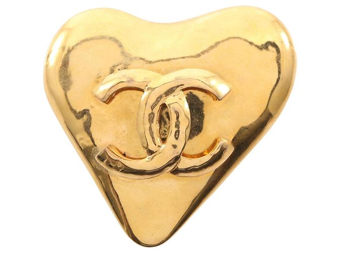 Spilla Coco Placcata Oro di Chanel D'oro