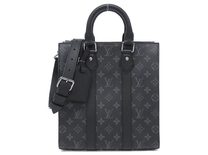 Sac Plat Croisé Monogram Eclipse Louis Vuitton Noir