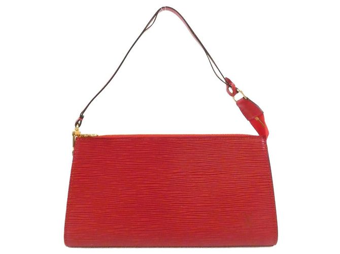 Pochette Accessori Epi Louis Vuitton Rosso